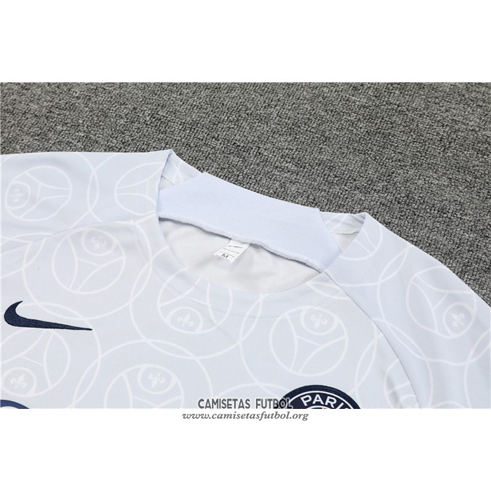 Chandal del Paris Saint-Germain Manga Corta 2022/2023 Gris - Pantalon Corto